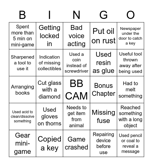 HOG-Bingo Card