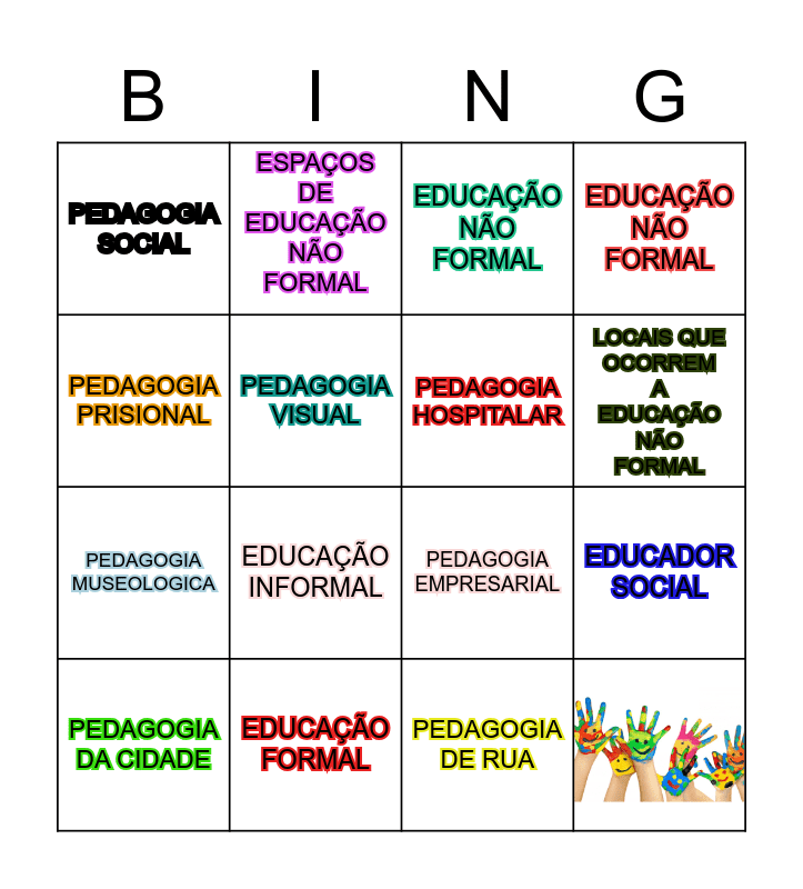 Bingo de respostas: jogo de entrevistas - Português básico
