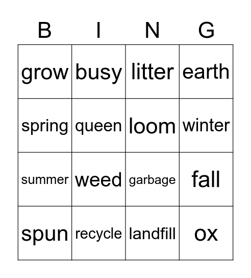 K Domains 10 & 11 Bingo Card