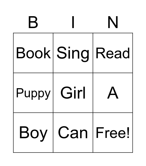 unit 2 Bingo Card