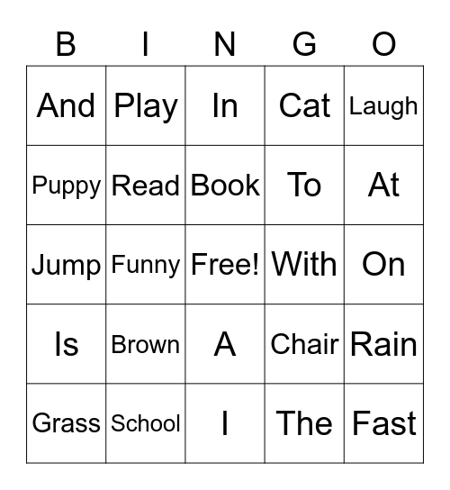 Unit 7 Bingo Card