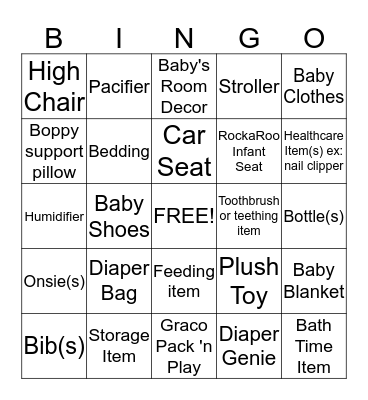 Mother - to - Bee Bingo Card