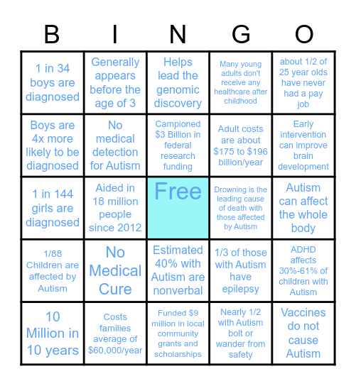 Bingo One Bingo Card