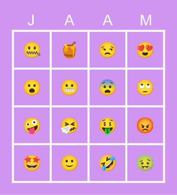 Emoji Empire Bingo Card