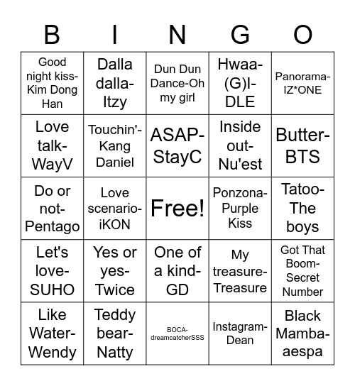 @HMngip2 Bingo Card