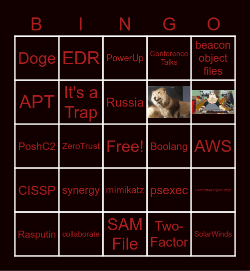 Interview Bingo Card