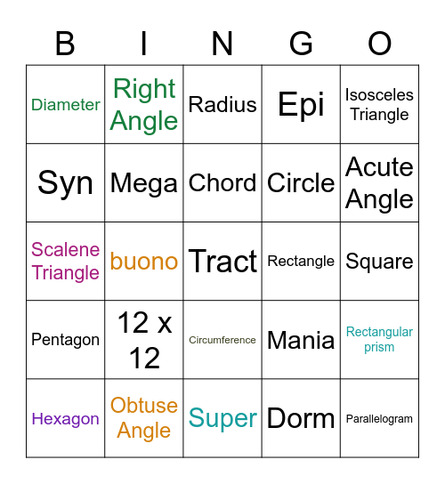 Room 25 Anastasia Bingo Card