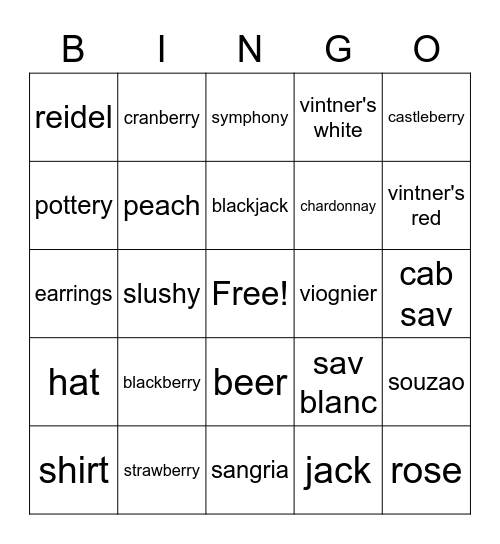 CCVW Staff Challenge Bingo Card