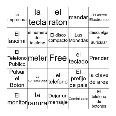 Yo Lo Tengo Bingo Card