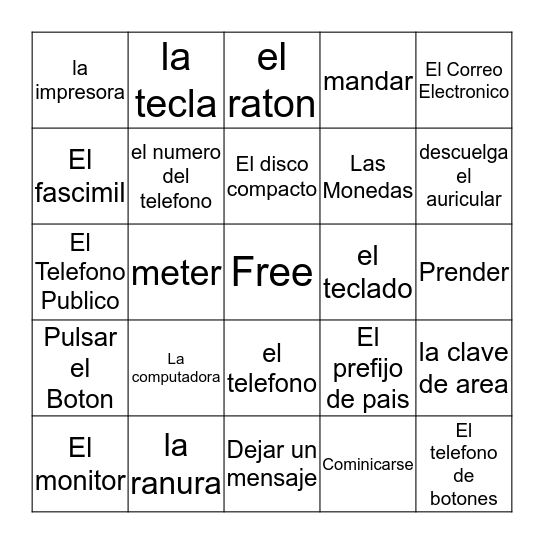 Yo Lo Tengo Bingo Card