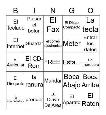 Yo Lo Tengo Bingo Card