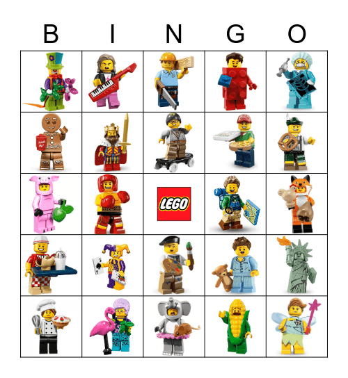 LEGO Bingo Card