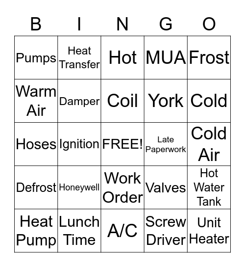 ICOM BINGO Card