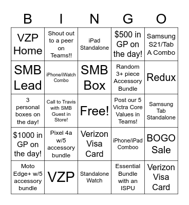 MEMORIAL WEEKEND BINGO!!!! Bingo Card