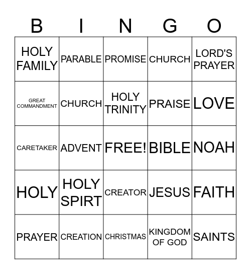 BINGO  Bingo Card