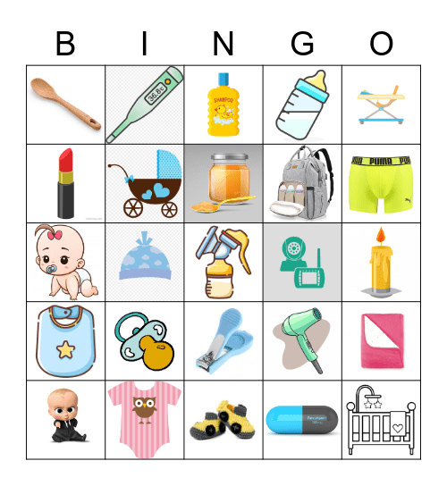 BABY SHOWER Bingo Card