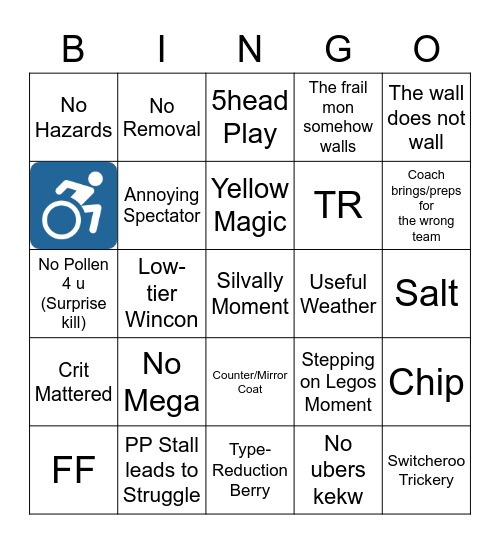 BBL Recap Bingo (by cbmarcus) Bingo Card