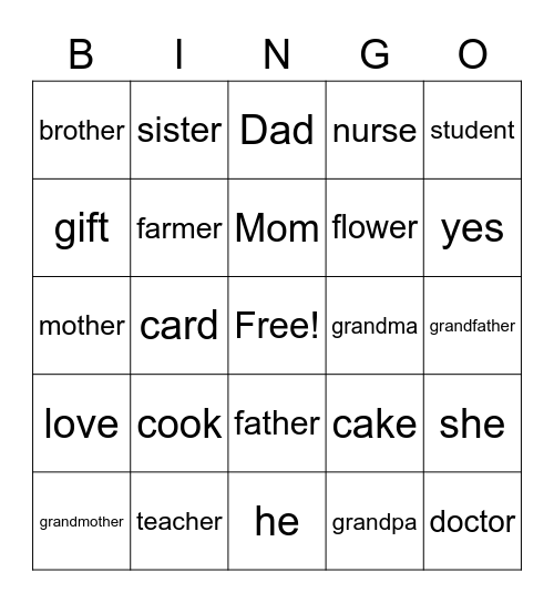 estar2-1Bingo Card