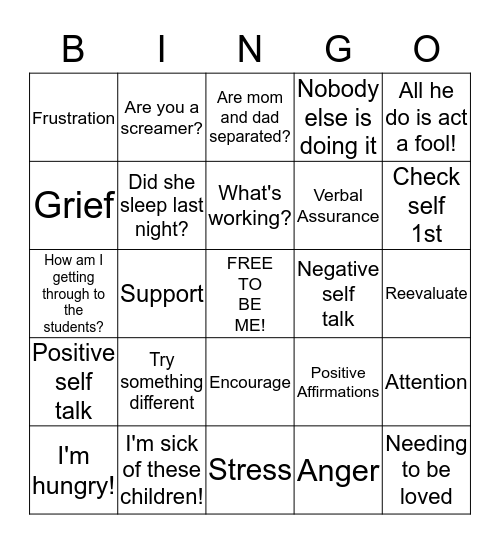 Believe In Nourishing & Giving Out the Box! Bingo Card