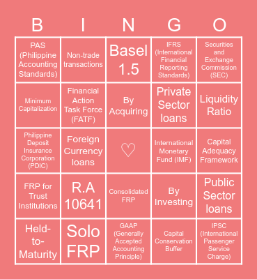 MPCB M6 CH8 Bingo Card