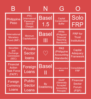 MPCB M6 CH8 Bingo Card