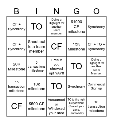 Memorial Day BINGO DAY 2! Bingo Card