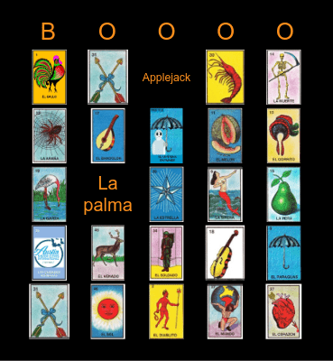 HAUNTED LOTERIA Bingo Card