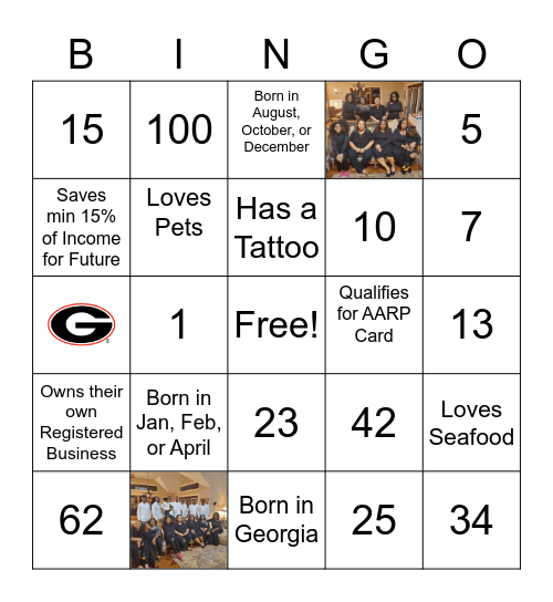 FAMILY VACAY JUNE 2021 Bingo Card