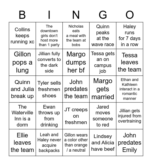 CCXC 21-22 Bingo Card