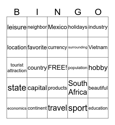 Research BINGO Card