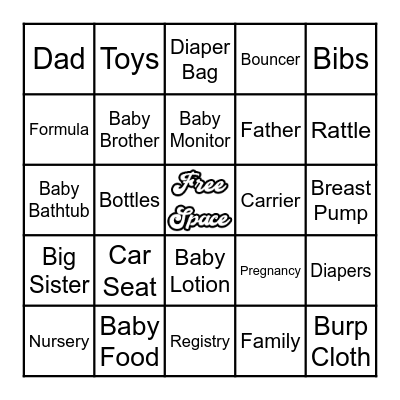 Field Day Bingo Card