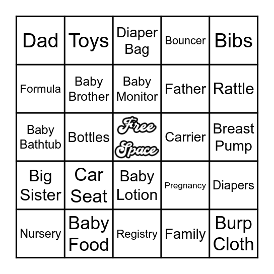 Field Day Bingo Card