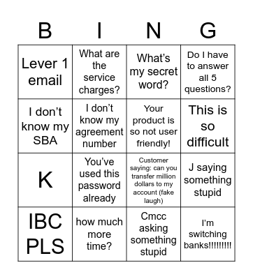 HELLDESK Bingo Card