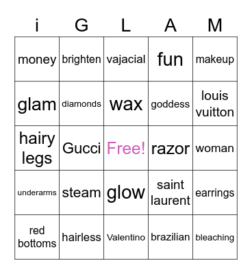 1 Bingo Card