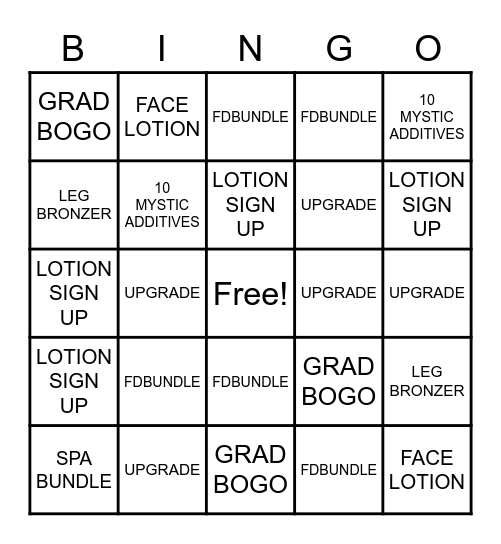 JUNE BINGO Card