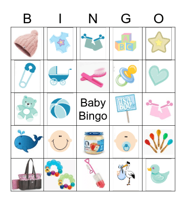 BABY SHOWER Bingo Card