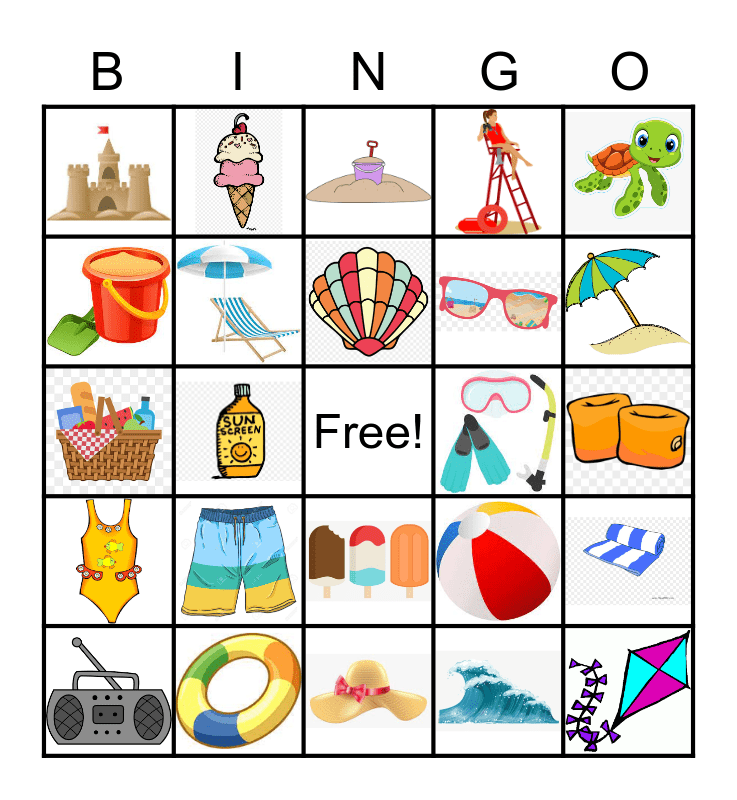 LA PLAGE Bingo Card