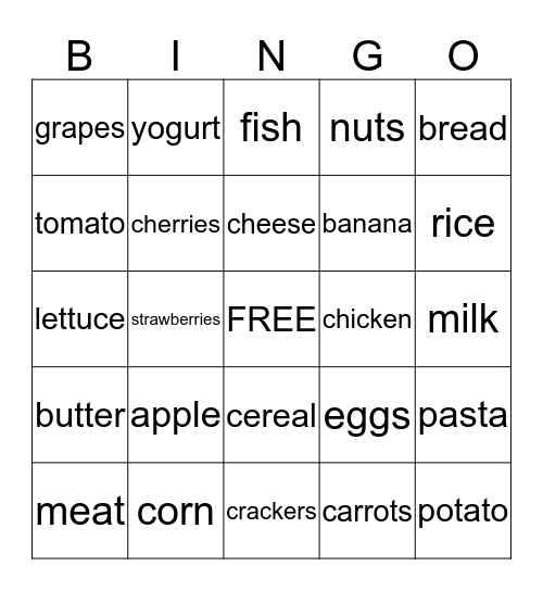Wellness Bingo Card