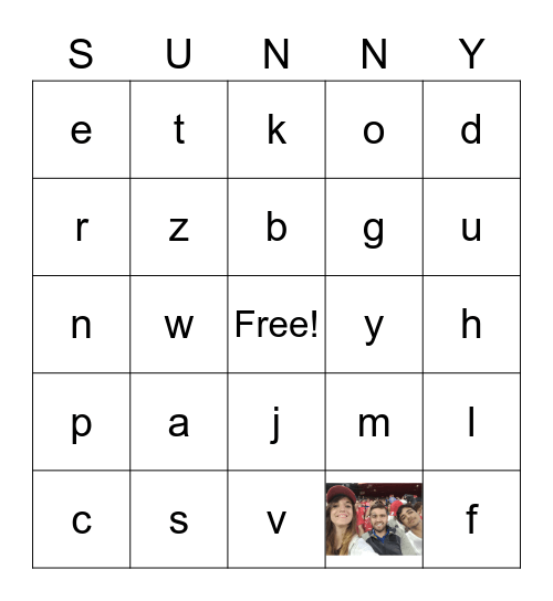 AHMAIC&SUNNY Bingo Card