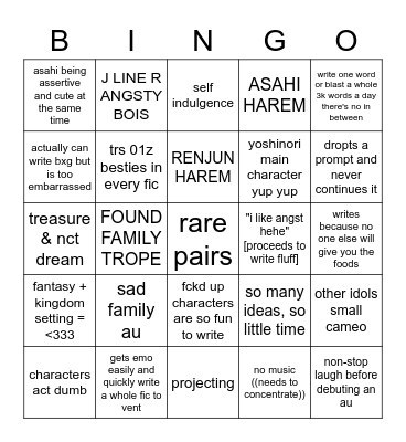 scarlet bingo lol? Bingo Card