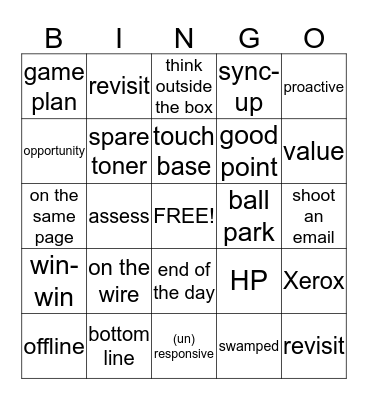 Cancer Call Bingo Card