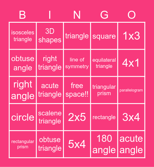 Room 25 Margo Bingo Card