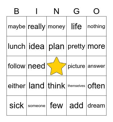 Owls Bingo Board #1 Bingo Card