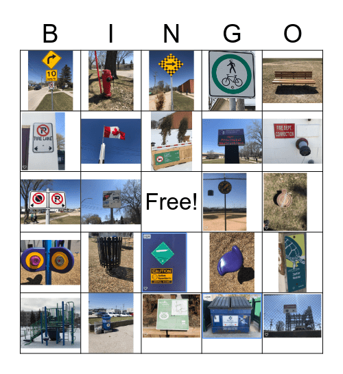 Community Walk Bingo Card