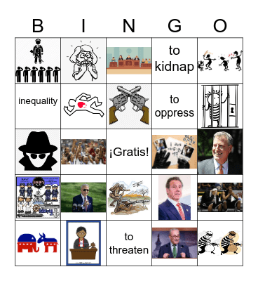 Imagina Capitulo 6 Bingo Card