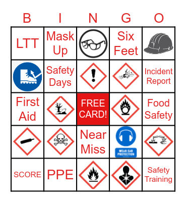 Ardent Mills Safety Kickoff 2022! Bingo Card