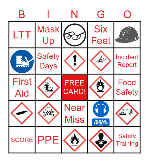 Ardent Mills Safety Kickoff 2022! Bingo Card