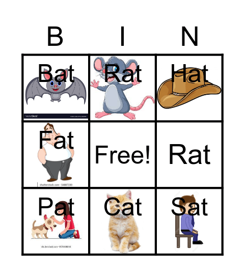 ELL Bingo Card