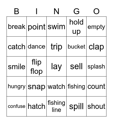 Lesson.5 Bingo Card