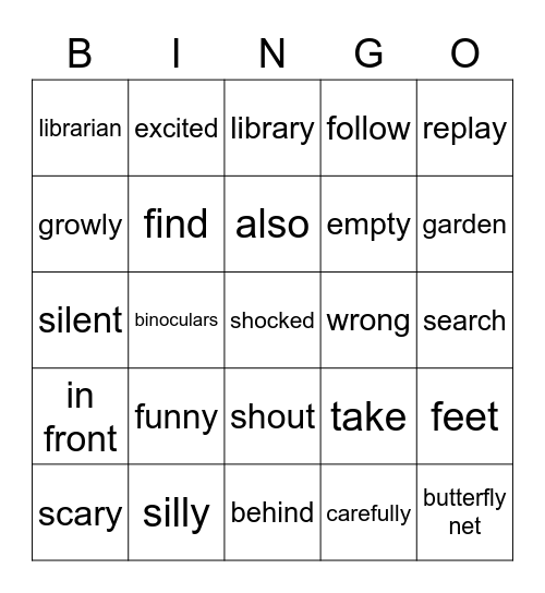 Lesson.13 Bingo Card